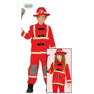 COSTUME POMPIERE TAGLIA 10-12 ANNI