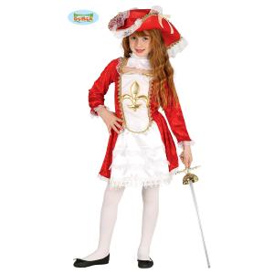 COSTUME MOSCHETTIERA TAGLIA 7-9 ANNI