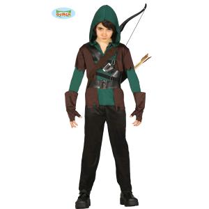 COSTUME ARCIERE TAGLIA 10-12 ANNI ARROW ROBIN HOOD