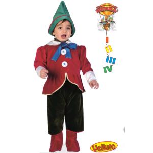 COSTUME PINOCCHIO ROSSO MIS. 6 ANNI