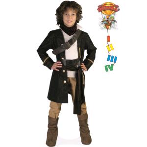 COSTUME CORSARO PIRATA DEI CARAIBI MIS. 3 ANNI JACK