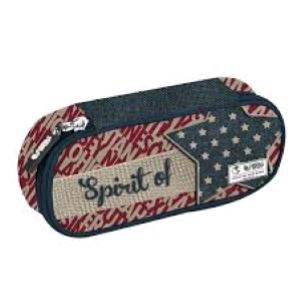 ASTUCCIO BUSTINA OVALE SPIRIT USA CLASSIC BLU