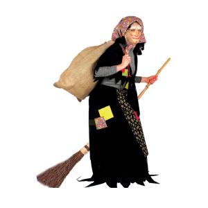 COSTUME BEFANA VECCHIA TAGLIA UNICA