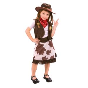 COSTUME BABY COW GIRL MIS. 4-6 ANNI