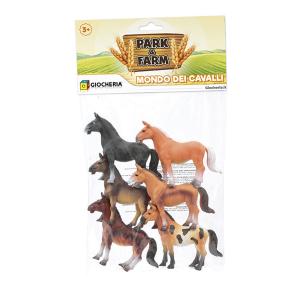 PARK&FARM - BUSTA ANIMALI  6PZ CAVALLI