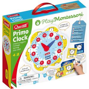 PLAY MONTESSORI PRIMO CLOCK IMPARO A LEGGERE L'OROLOGIO