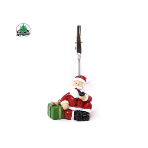 BABBO NATALE SEDUTO CON MOLLETTINA 6 CM