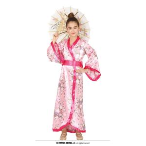 COSTUME KIMONO GIAPPONESE BAMBINA TAGLIA 10-12 ANNI