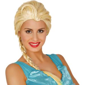 PARRUCCA ADULTA PRINCIPESSA DEL GHIACCIO ELSA FROZEN