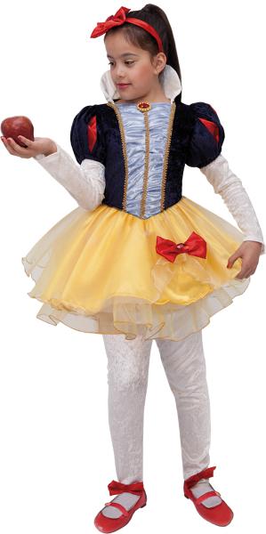 Costume Carnevale Biancaneve - 100° Anniversario, Taglia M (7-8 anni)  DISGUISE - 156059L-EU-6-M