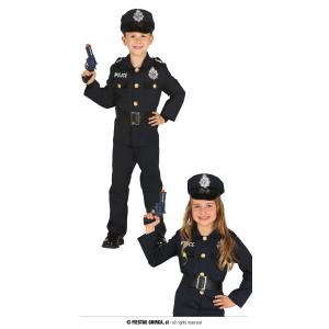 COSTUME POLIZIOTTO/POLIZIOTTA TAGLIA 10-12 ANNI