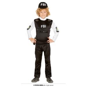 COSTUME AGENTE FBI TAGLIA 10-12 ANNI