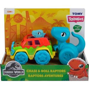 TOOMIES JURASSIC WORLD CHASE & ROLL RAPTORS