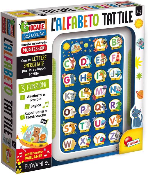 Alfabeto tattile Montessori – Centro Giochi Educativi