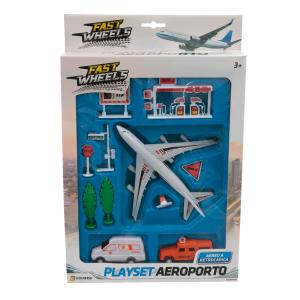 FAST WHEELS - SET AEROPORTO DIE CAST