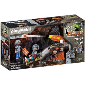 PLAYMOBIL DINO RISE - CARRELLO CON RAZZO DELLA MINIERA