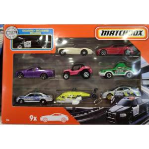 MATCHBOX AUTO CONFEZIONE 9 VEICOLI 1:64